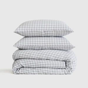 Quince European Linen Gingham Bedding Set